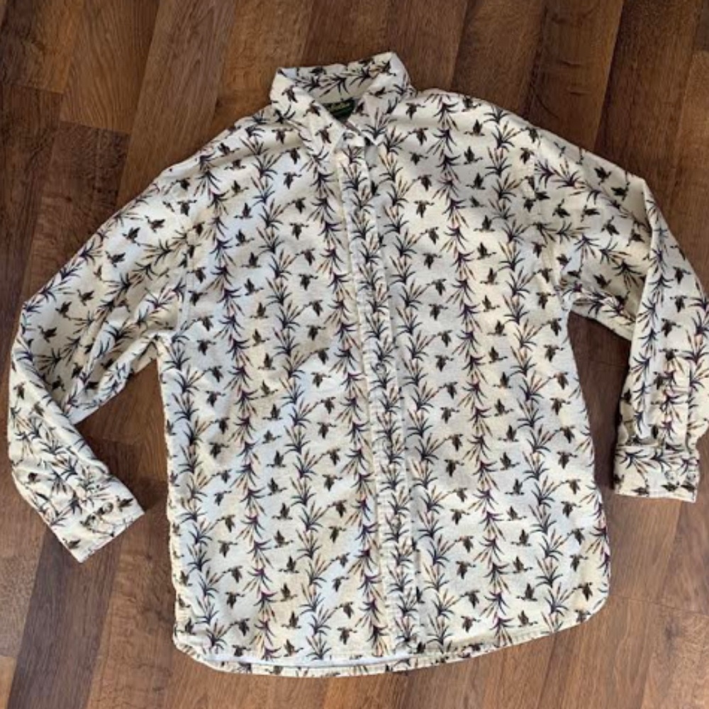 Cabela's Duck Print Flannel